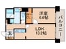 豊洲シエルタワー(14F) 1LDKの間取り