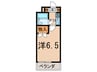 センチュリー目黒原町 1Kの間取り