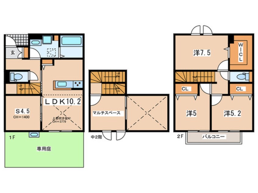 間取図 仮）村越ハウス城山