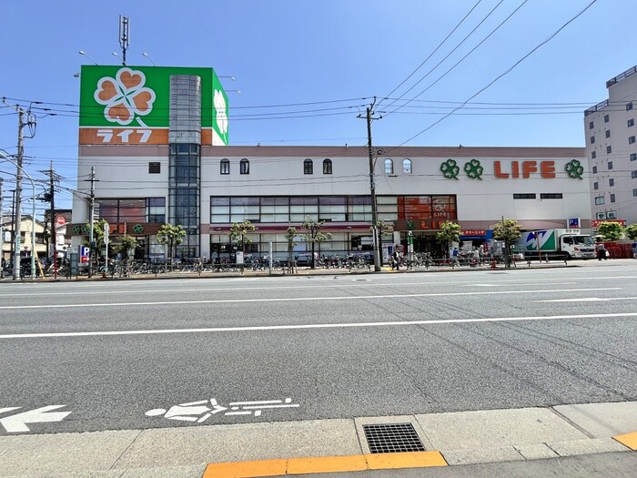 ライフ深川猿江店(スーパー)まで608m ｼｬﾄ-ﾚ山崎