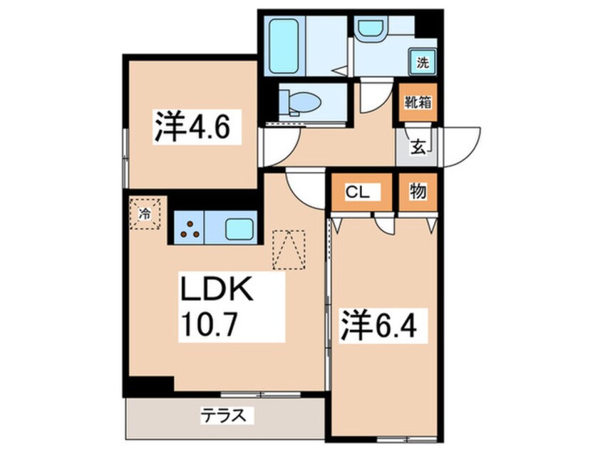 間取図 プラム清新一丁目