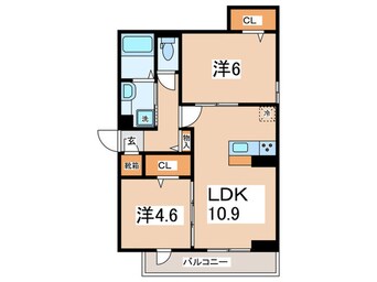 間取図 プラム清新一丁目