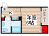 Ｒｉｅａ馬橋 1Kの間取り