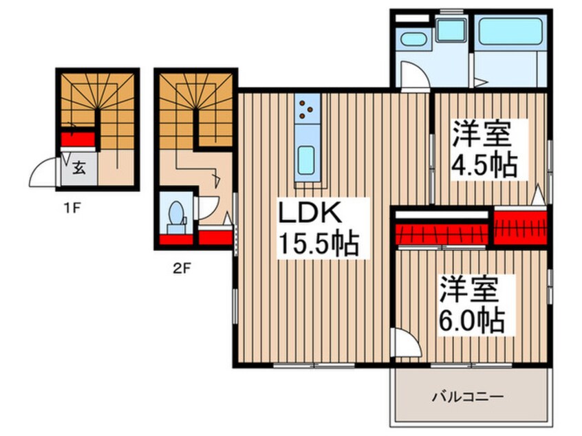 間取図 Ｂｅｌｌｅｖｕｅ