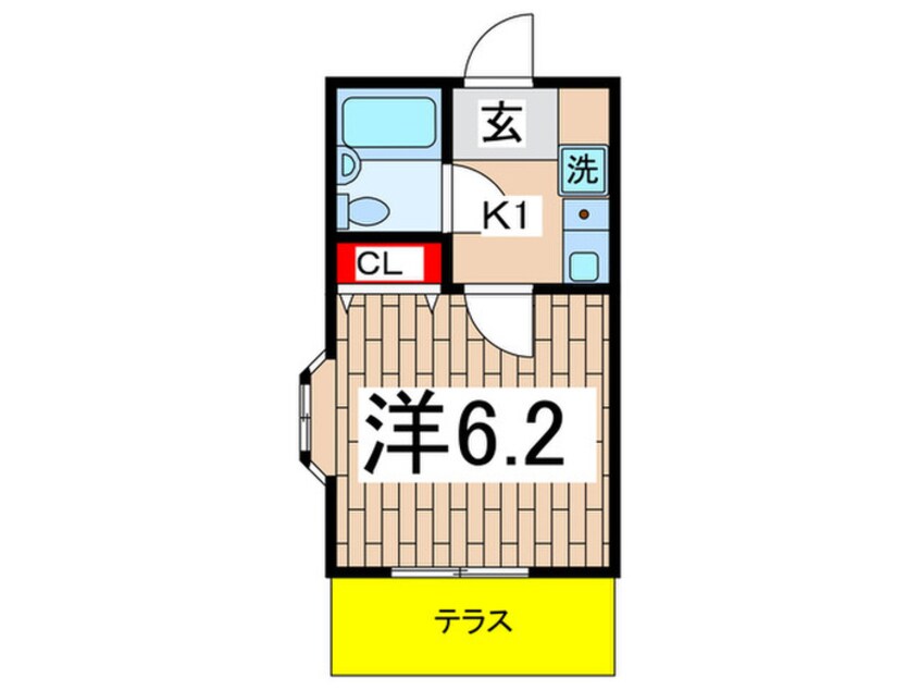 間取図 グレイ1