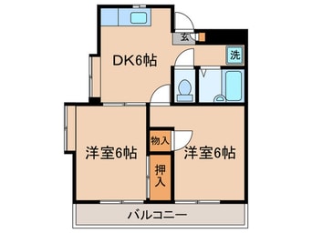 間取図 リバ－パ－ク矢向