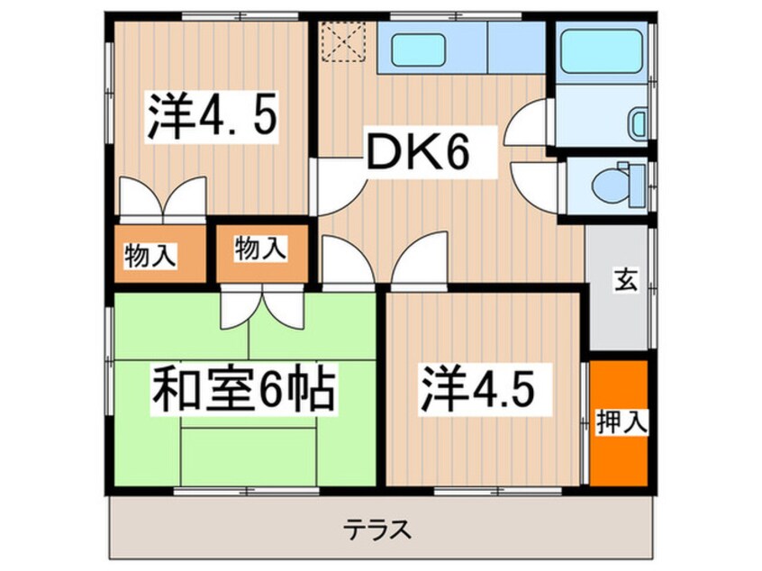 間取図 栗原邸Ｄ