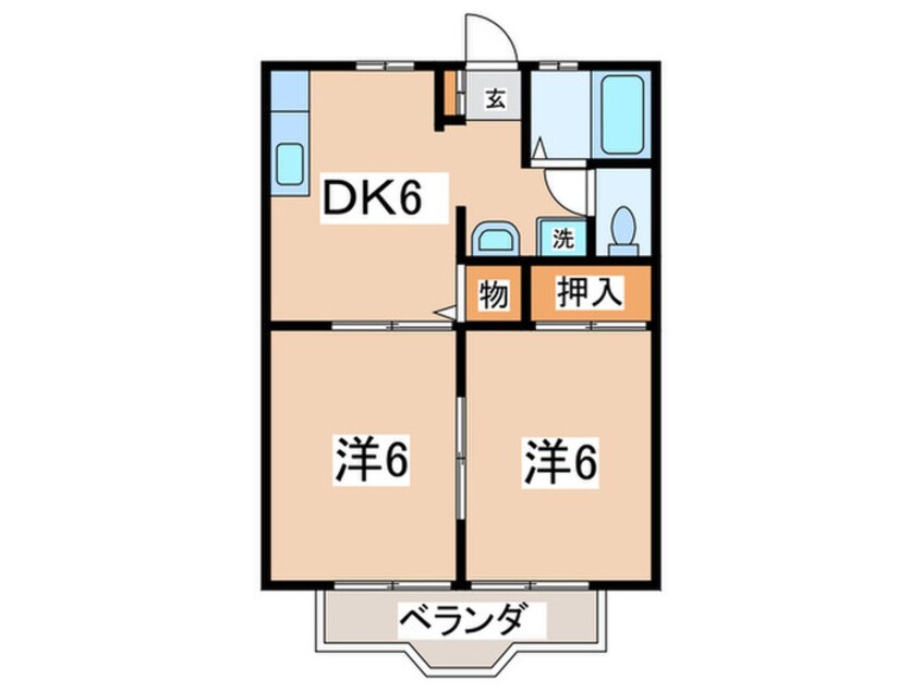 間取図 サンシティアゼリア