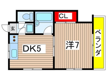 間取図 ＳＴハイムクニタチ