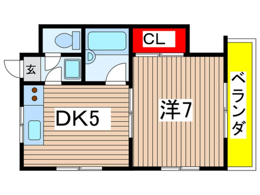 間取図 ＳＴハイムクニタチ