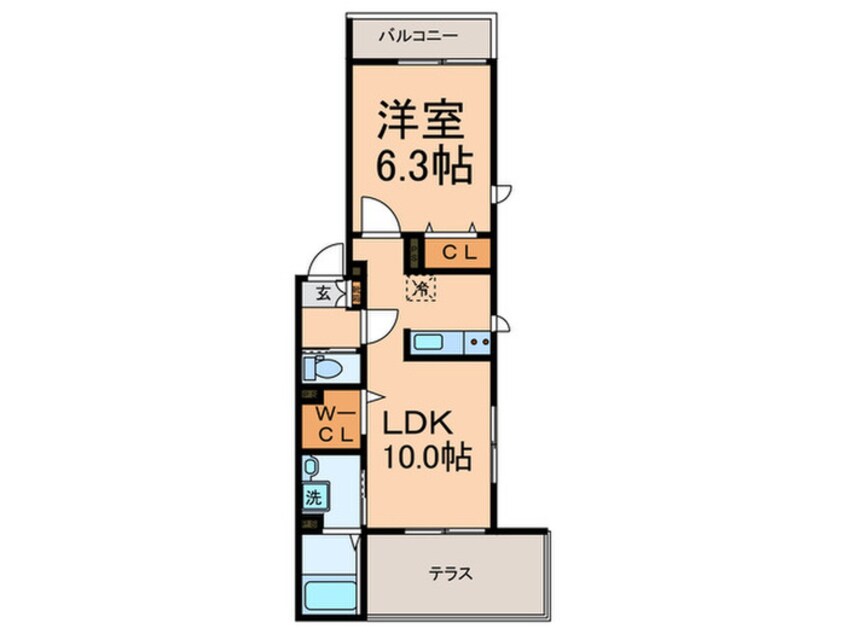 間取図 パン・プロスペレ
