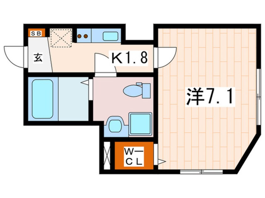 間取図 ピークウィル東四つ木