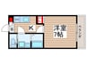 ＴＯＩＶＥ馬橋 1Kの間取り