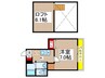 クリーク幕張 1Kの間取り