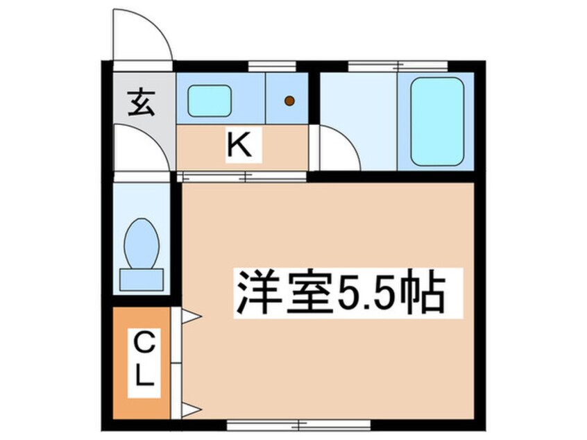 間取図 グリーンハイツ多摩