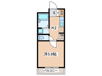 間取図 トロワ玉川学園