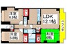 サニ－ヒルズ和光 3LDKの間取り