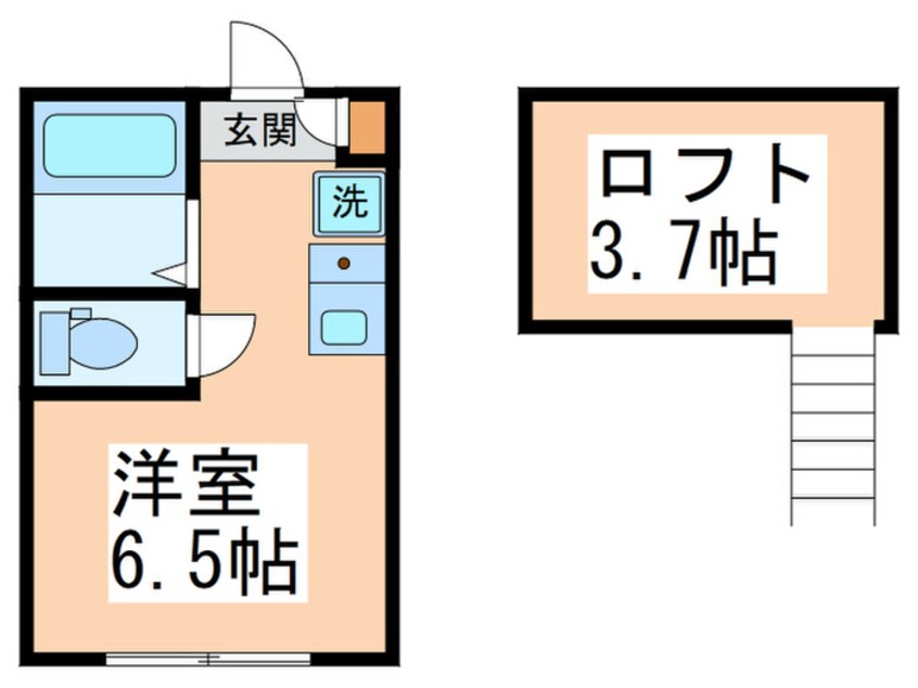 間取図 プライムテラス中野島