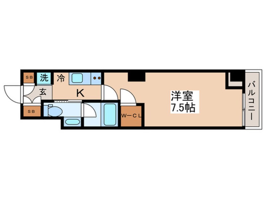 間取図 コンフォリア西荻窪