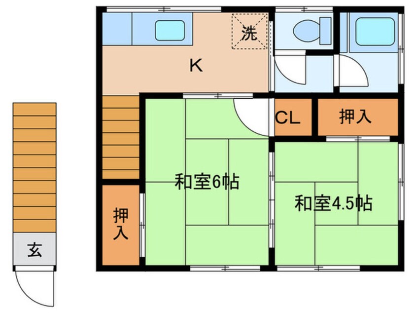 間取図 さつき荘