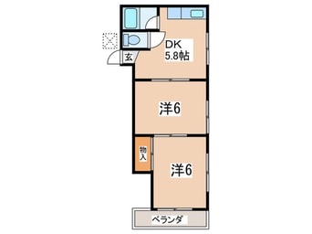 間取図 Ｍ  ハイツ