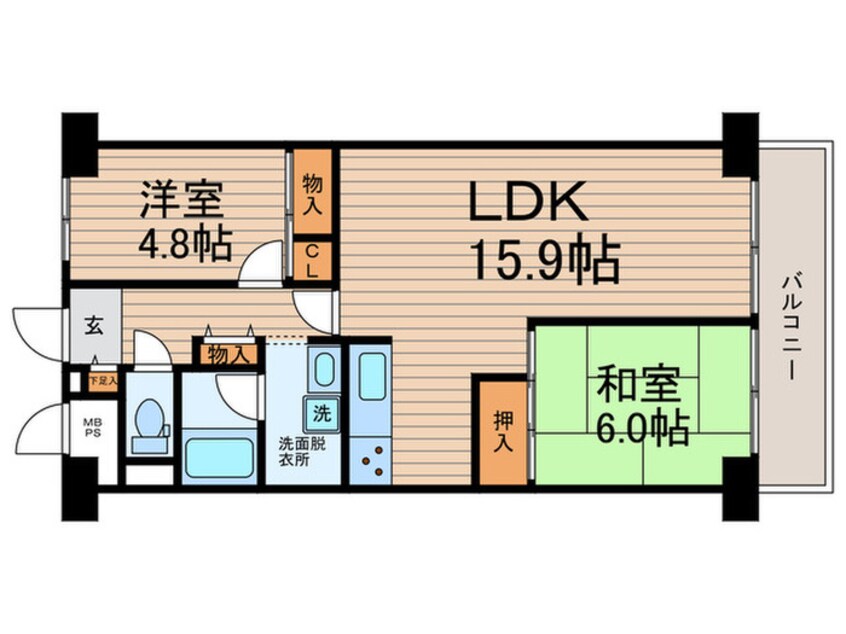 間取図 新小岩セントラルハイツ