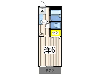 間取図 サンハイムＫ２