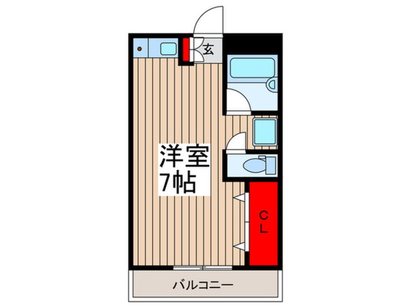 間取図 クレール南浦和