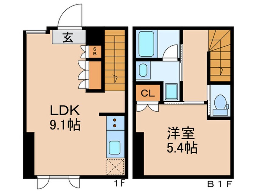 間取図 ウーヴァス池袋