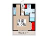 ＴＫフラッツ草加 1Rの間取り