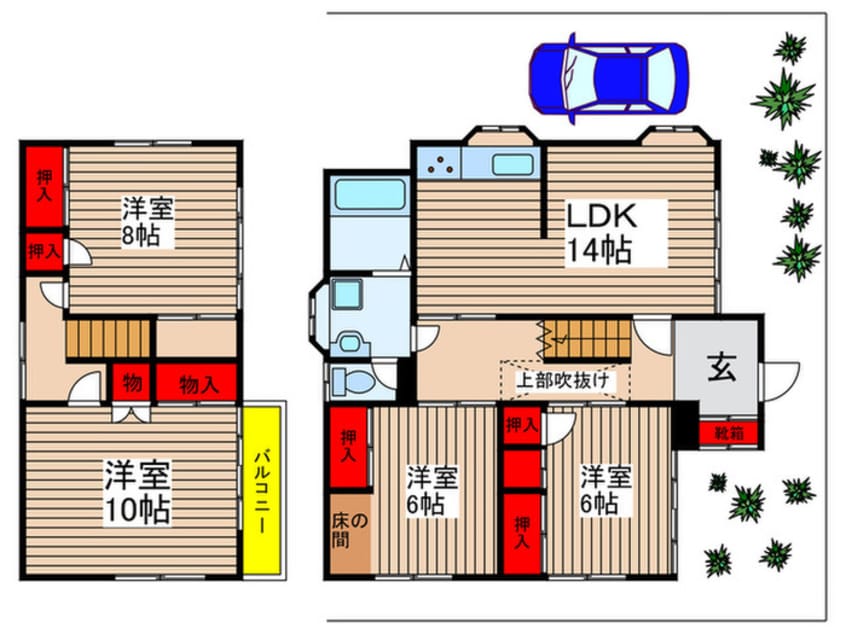 間取図 上志津戸建