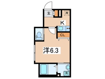 間取図 ﾎﾟﾗ　ｽﾃﾗ大和