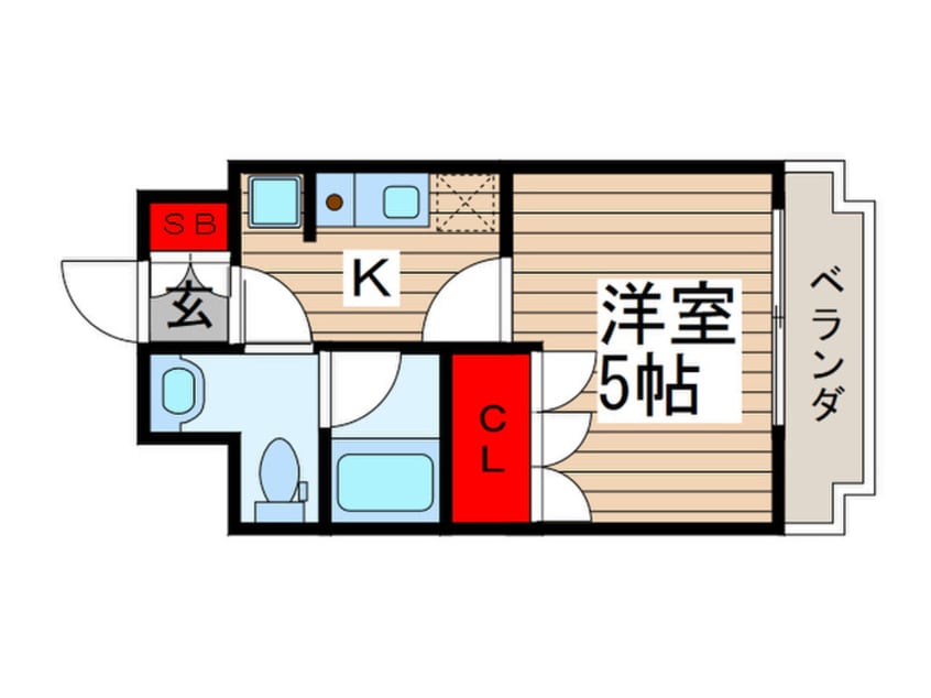 間取図 パークフラッツ松戸