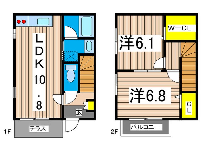 間取り図 メゾフラット