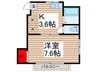 メゾンＹＳⅡ 1Kの間取り