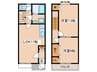 ＤＵＰＬＥＸ　ＢＬＯＯＭ　Ａ棟 2LDKの間取り