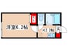 オウル－ジュ読売ランド 1Kの間取り