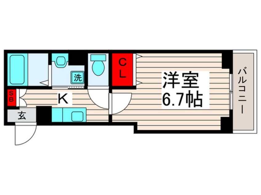 間取図 アルフリ－ベ