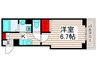 アルフリ－ベ 1Kの間取り