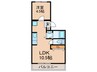 大商第１マンション 1LDKの間取り