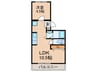 大商第１マンション 1LDKの間取り