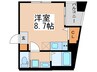 ｂ‘ＣＡＳＡ蔵前 1Rの間取り