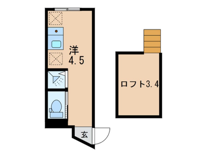 間取図 ホークパレス中目黒
