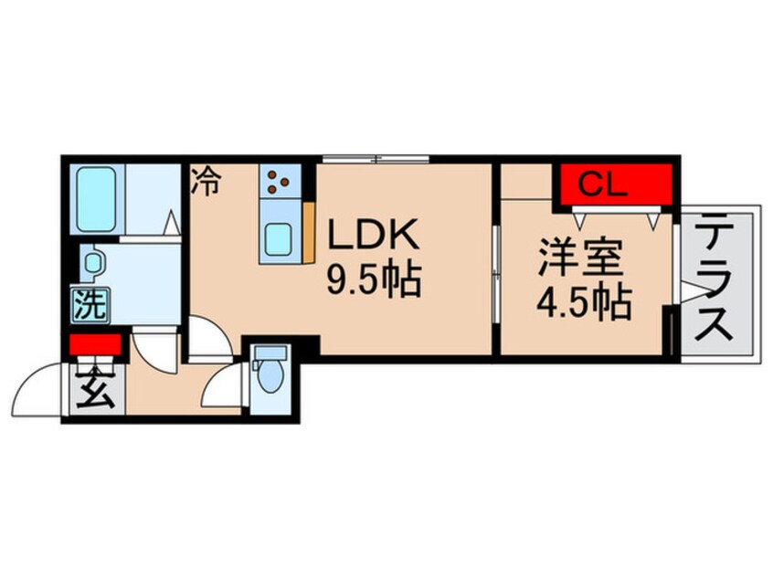 間取図 レクシア六町