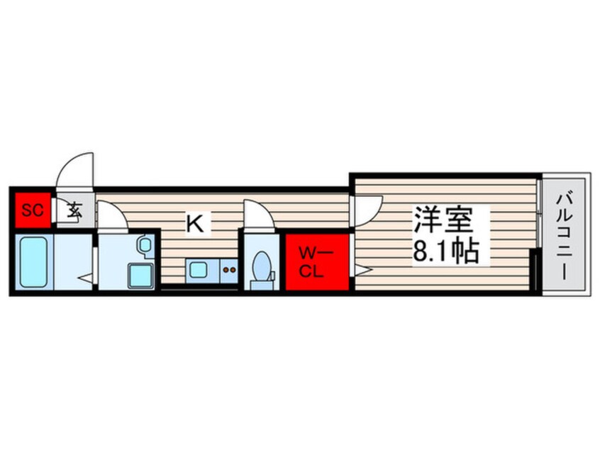 間取図 レクシア六町