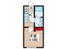Ｋ－ＦＬＡＴ 1Kの間取り