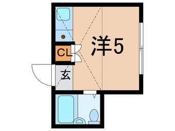 間取図 梶ヶ谷スチューデントパレスB