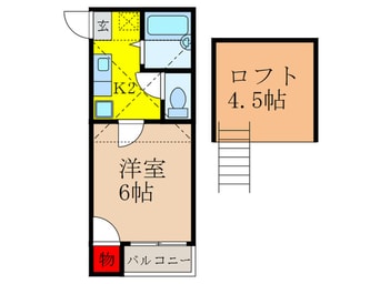 間取図 ベガ・コーポ上落合