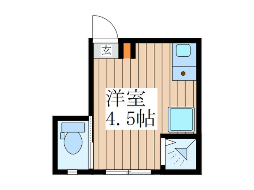 間取図 サークルハウス関町北