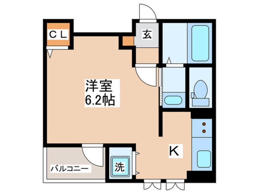 間取図 レンガの家west